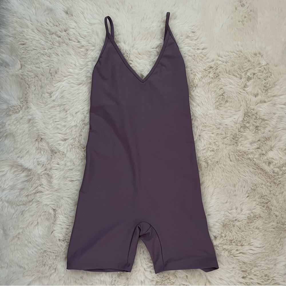Skatie activewear jumpsuit One Piece bodysuit in Deep Purple